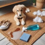 How to clean jute rug pet stain